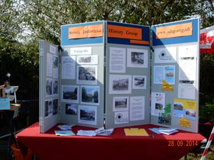 The Industrial History display